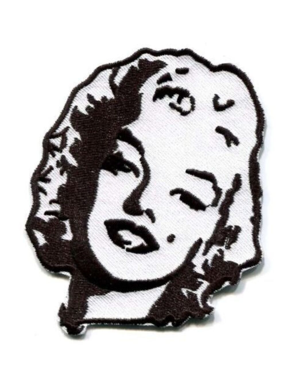 MARIILYN MONROE PATCH EMBROIDERED IRON ON 1950's cheesecake girl sexy beautiful